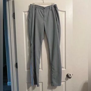 Under Armour Mens Golf Pants Slacks Light Gray 34x34